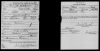 US-Einzugsregistrierungskarten 1. Weltkrieg