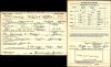 U.S., World War II Draft Registration Card